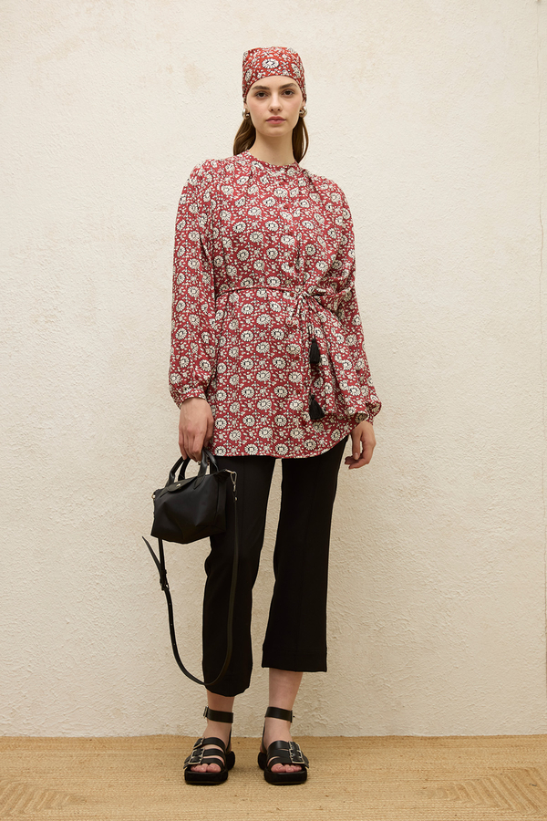 Manuka - VISCOSE PATTERNED TUNIC BLOOM (1)