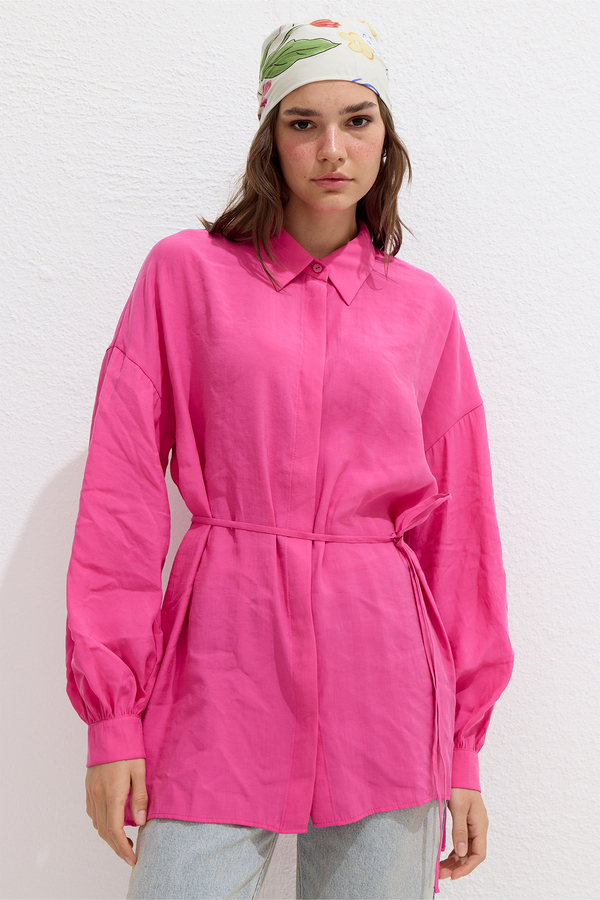 Manuka - MODAL CASUAL SHIRT PINK (1)