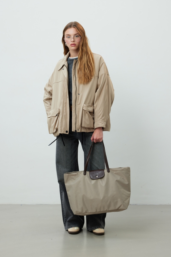 Manuka - OVERSIZE BOMBER MONT CAMEL (1)