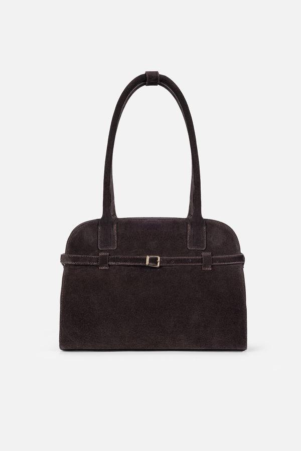 Manuka - BUCKLE CITY BAG BROWN (1)