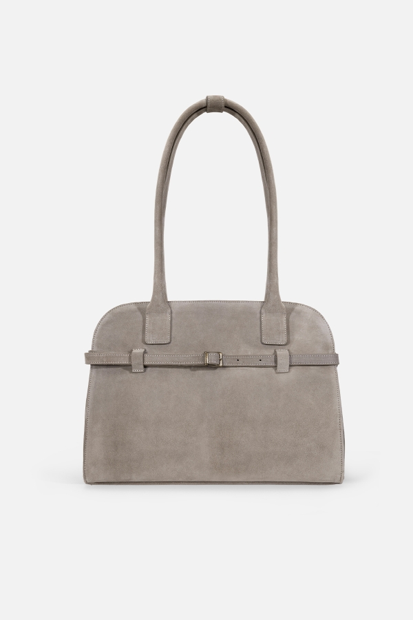 Manuka - BUCKLED CITY BAG MINK (1)