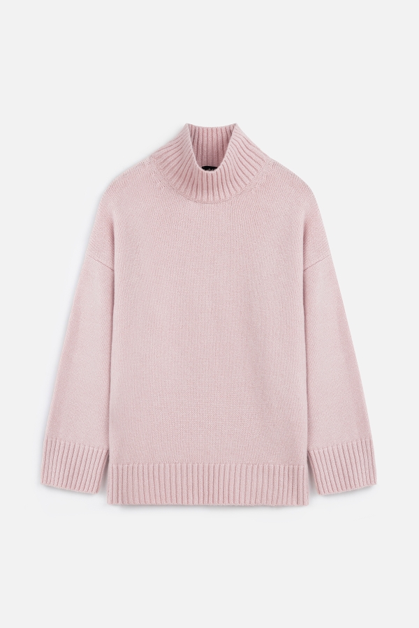 Manuka - OVERSIZE SOFT SWEATER PINK (1)